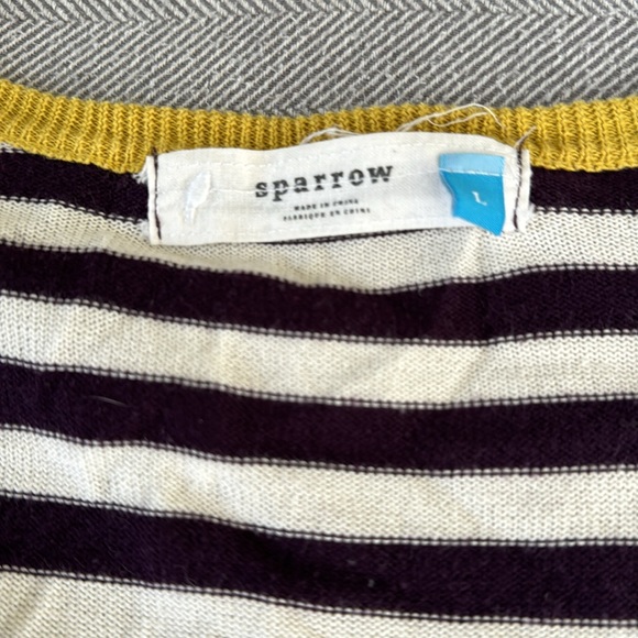 Anthropologie Sparrow Cotton cardigan size L - Picture 3 of 8